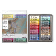 Edgar Degas pastel set open